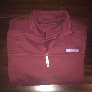 vineyard vines Maroon Men’s Shep Shirt (Size M)